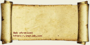 Sara Vasiljković vizit kartica